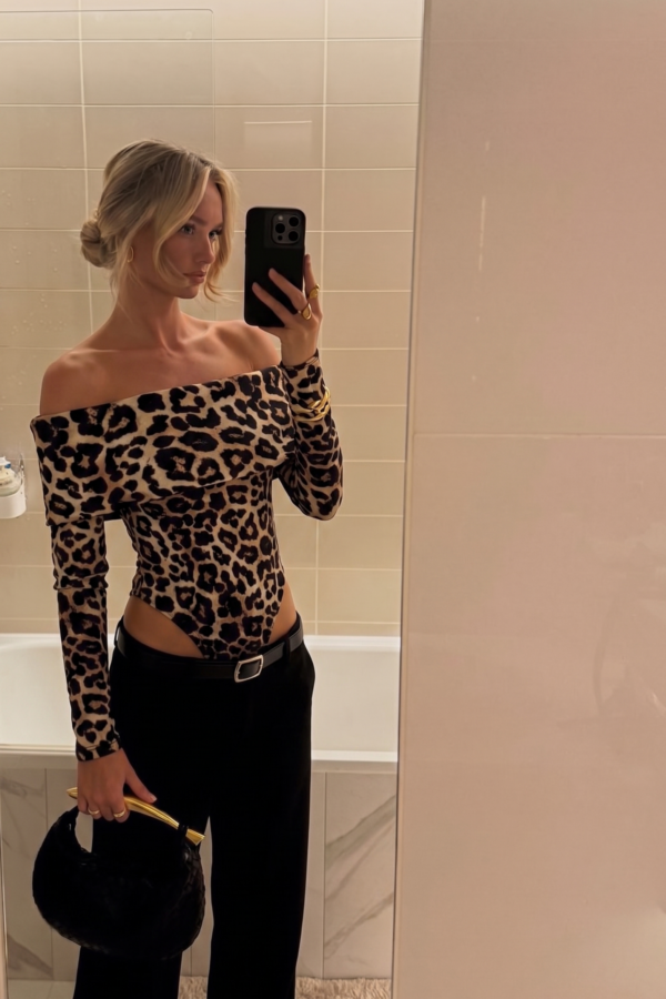 BODY AGATHA LYCRA ANIMAL PRINT