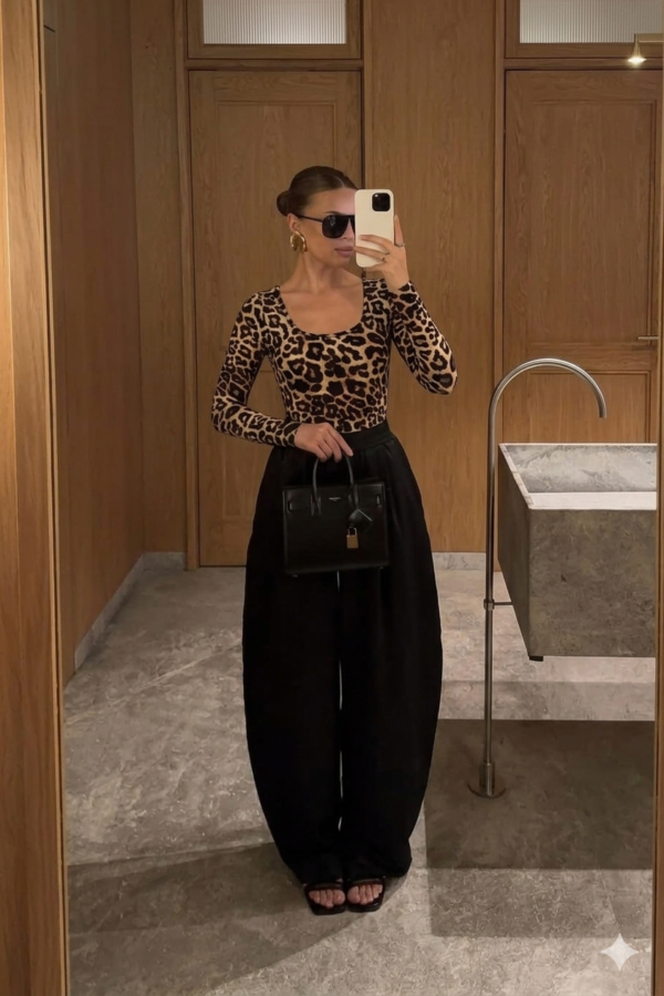 BODY GUADALUPE LYCRA ANIMAL PRINT