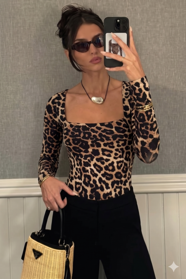 BODY BARBIE LYCRA ANIMAL PRINT