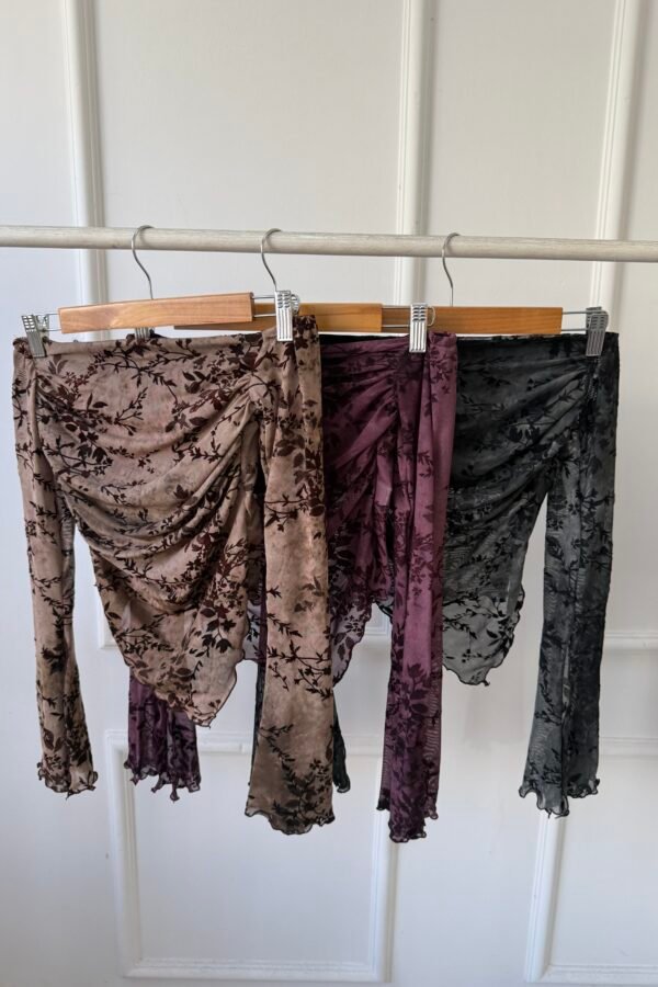 MANGA LARGA MICHELLE TUL FLORES BATIK