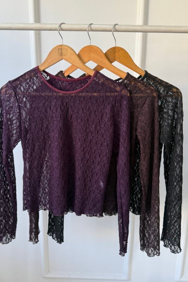 MANGA LARGA BASICA ENCAJE