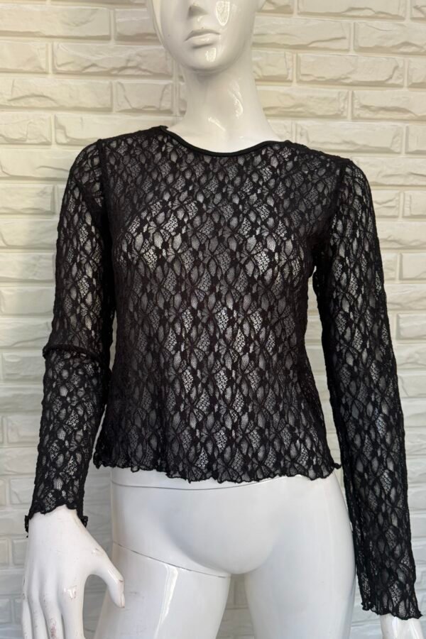 MANGA LARGA BASICA ENCAJE