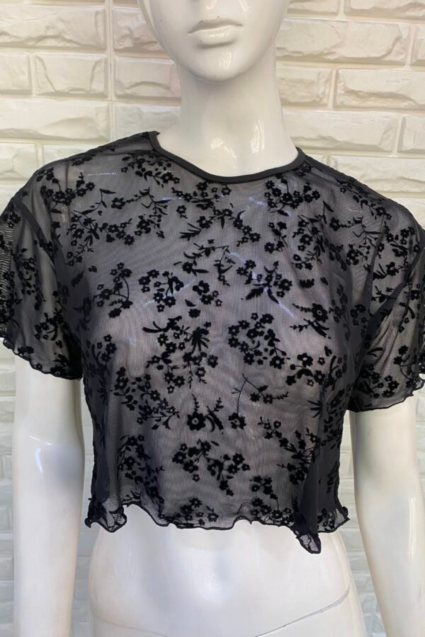 REMERA OVERSIZE TUL MARGARITA VELVET