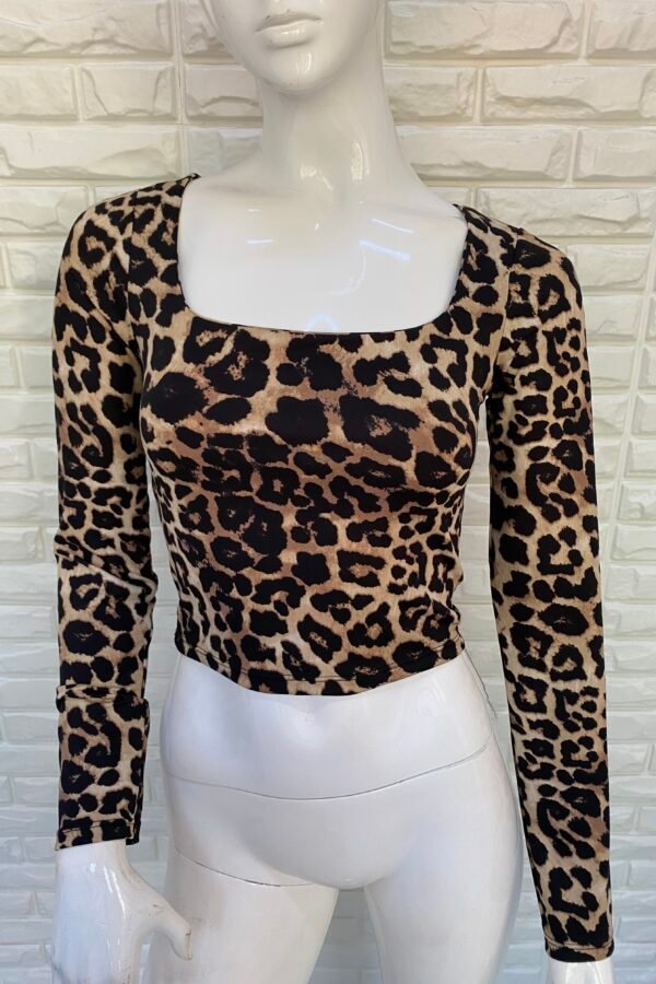 MANGA LARGA SHEILA LYCRA ANIMAL PRINT