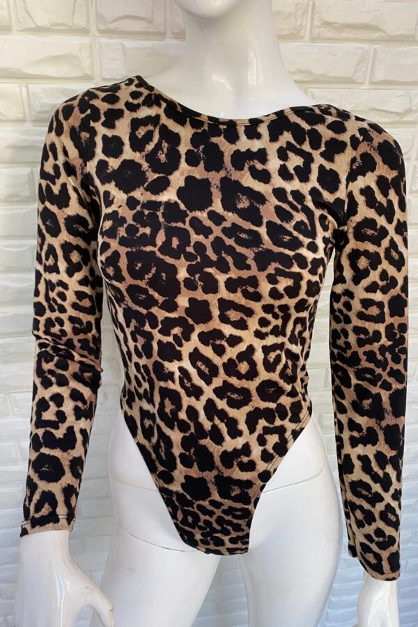 BODY IARA LYCRA ANIMAL PRINT