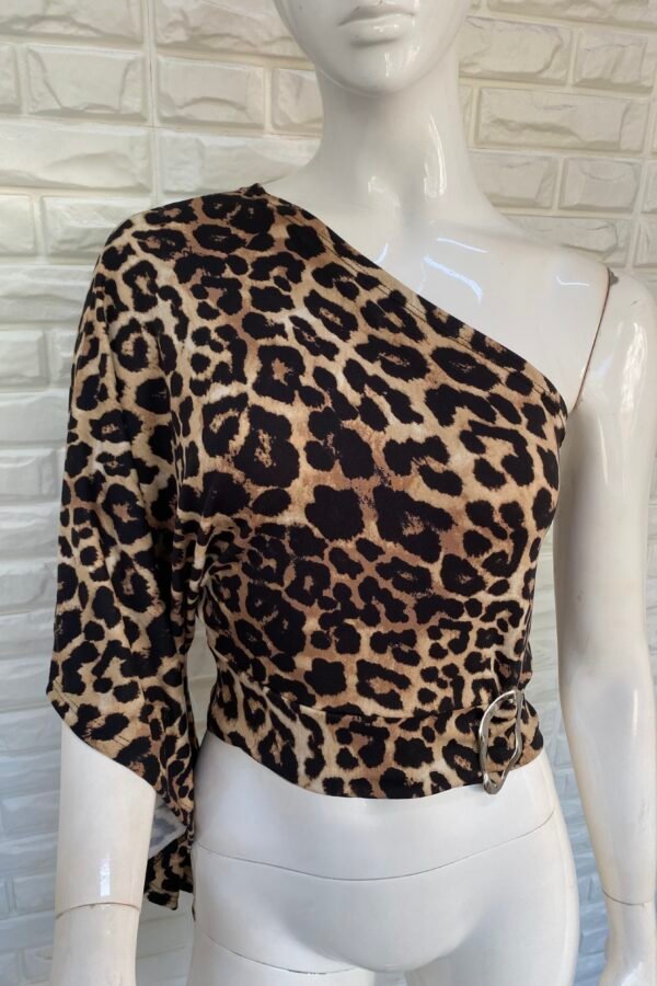 MANGA LARGA VERONICA LYCRA ANIMAL PRINT