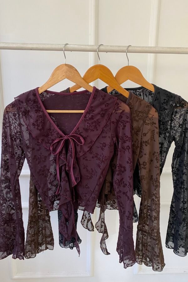 SAQUITO MACA TUL MARGARITA VELVET