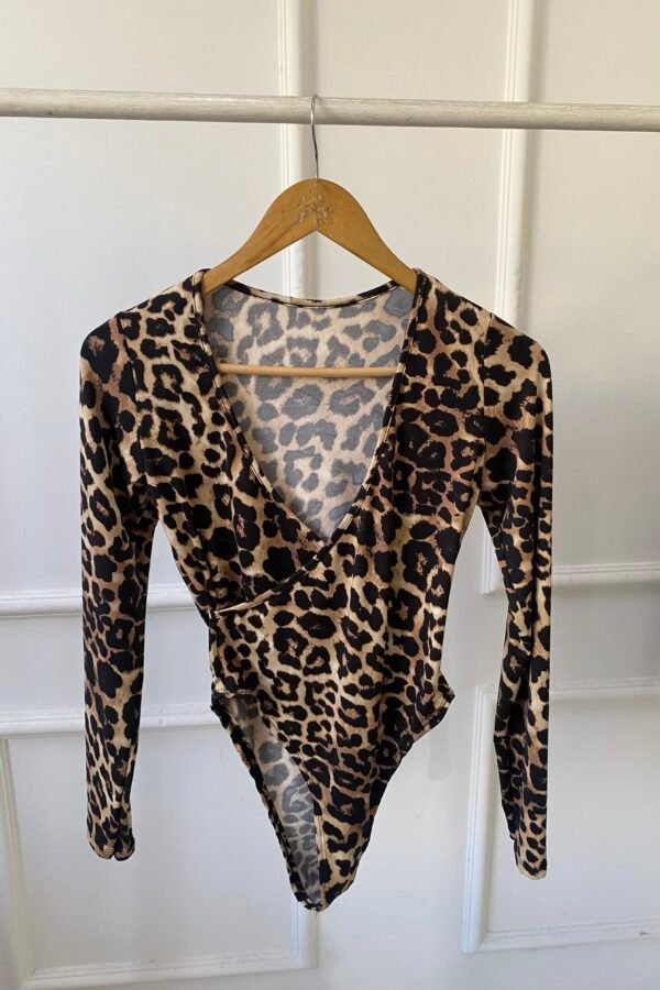 BODY GUILLERMINA LYCRA ANIMAL PRINT