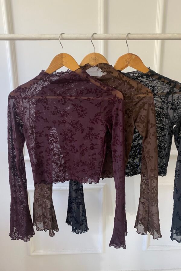 POLERA JULIETA TUL MARGARITA VELVET