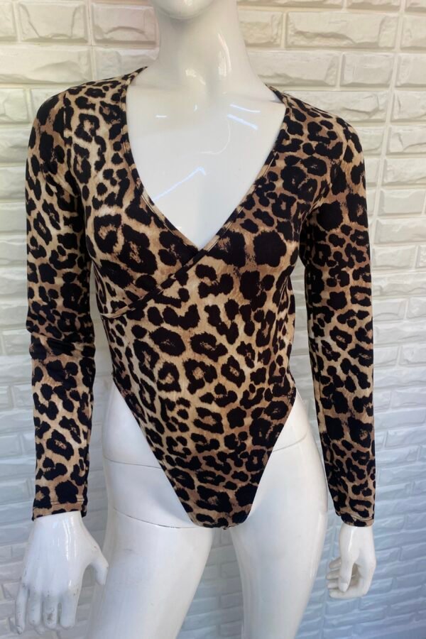 BODY GUILLERMINA LYCRA ANIMAL PRINT