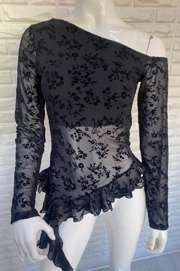 MANGA LARGA AIDE TUL MARGARITA VELVET