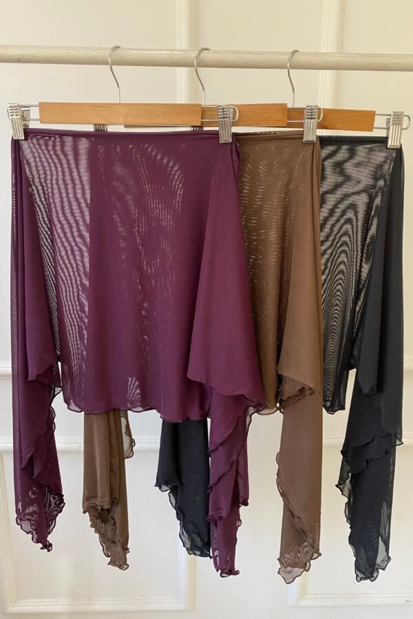 PONCHO TUL LISO