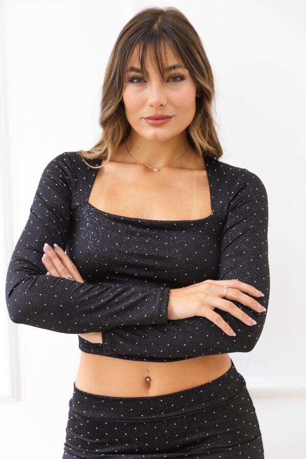 MANGA LARGA ANAHI LYCRA GLITTER