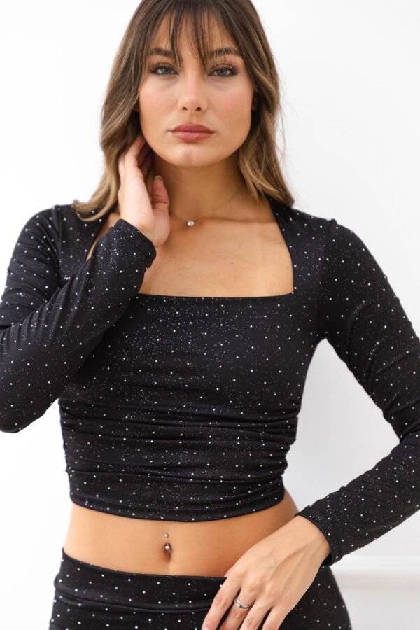 MANGA LARGA ANAHI LYCRA GLITTER