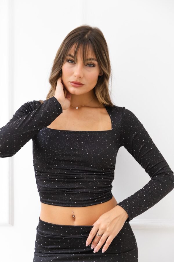 MANGA LARGA ANAHI LYCRA GLITTER