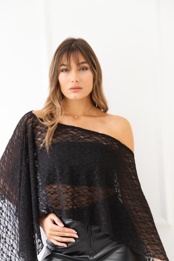 PONCHO BARBARA ENCAJE