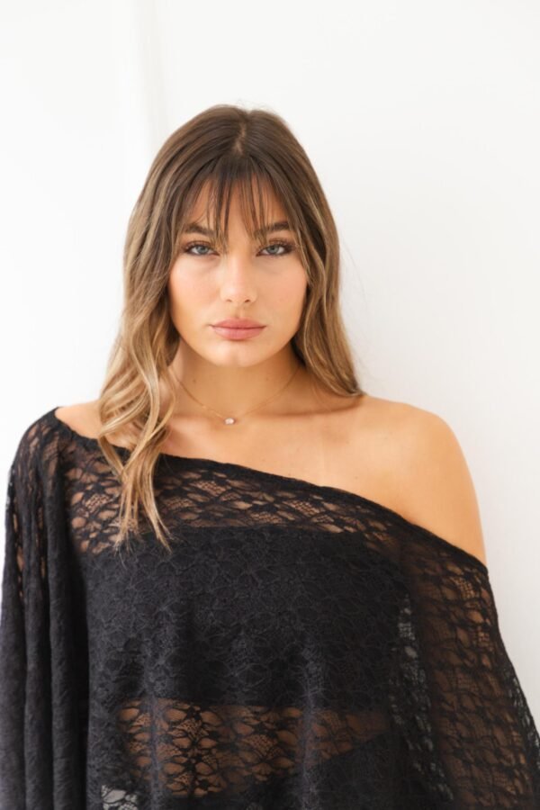 PONCHO BARBARA ENCAJE