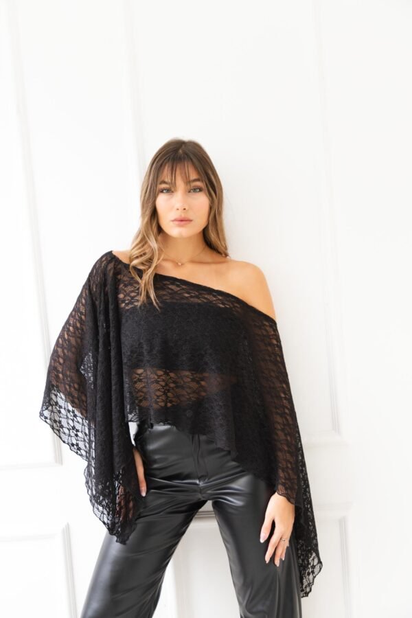 PONCHO BARBARA ENCAJE