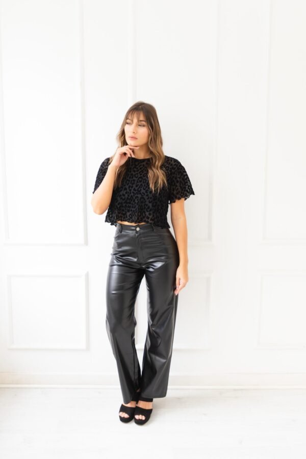 REMERA OVERSIZE TUL VELVET TUL ANIMAL PRINT