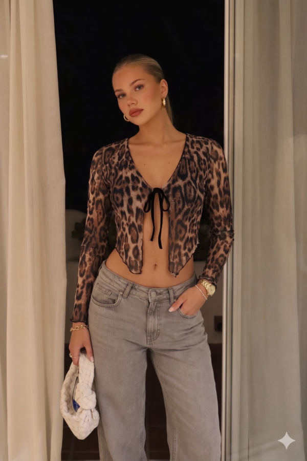 SAQUITO HANNA TUL ANIMAL PRINT