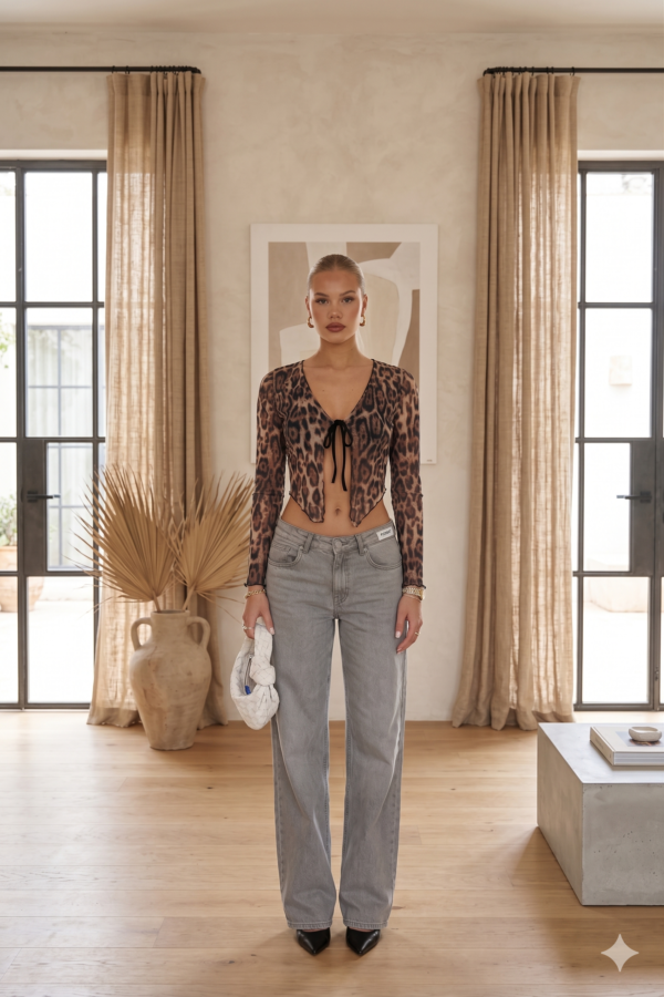 SAQUITO HANNA TUL ANIMAL PRINT