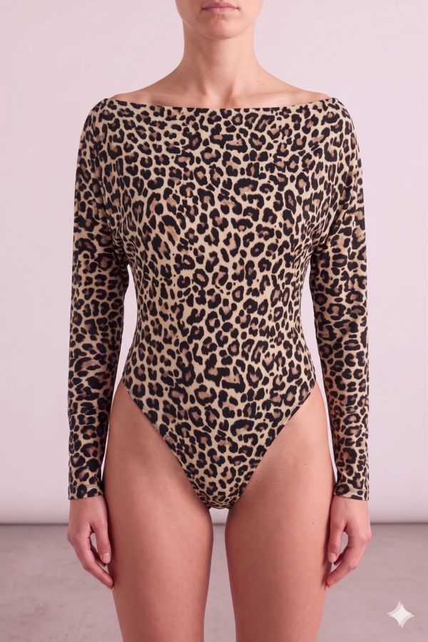 BODY CARMELA LYCRA ANIMAL PRINT