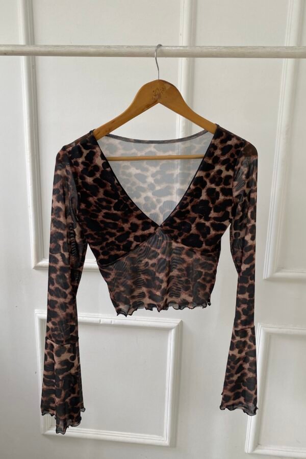 MANGA LARGA SELMA TUL ANIMAL PRINT
