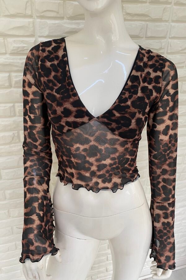 MANGA LARGA SELMA TUL ANIMAL PRINT