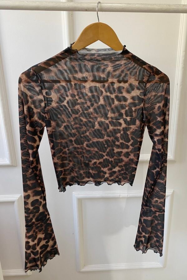 POLERA JULIETA TUL ANIMAL PRINT