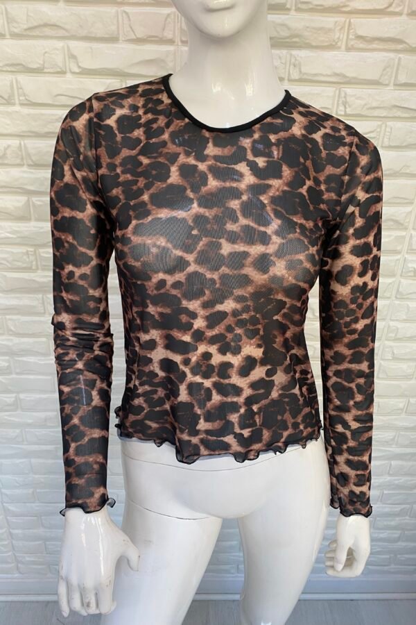 MANGA LARGA TUL ANIMAL PRINT