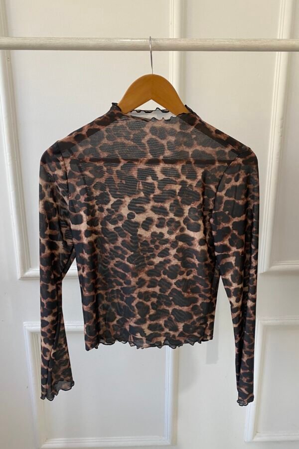 POLERA LISA TUL ANIMAL PRINT