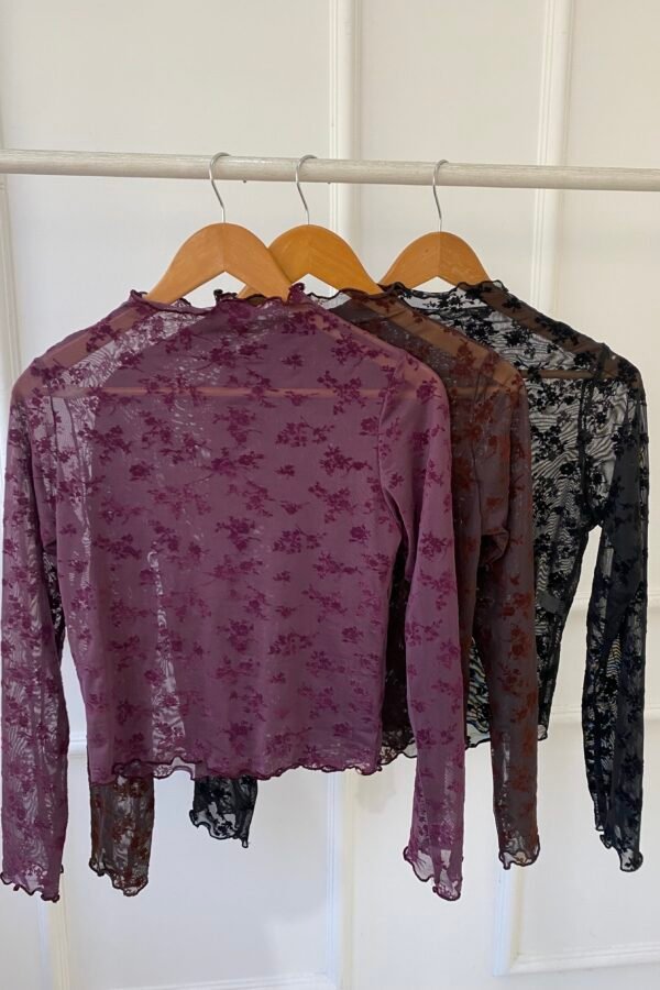 POLERA LISA TUL MARGARITA VELVET