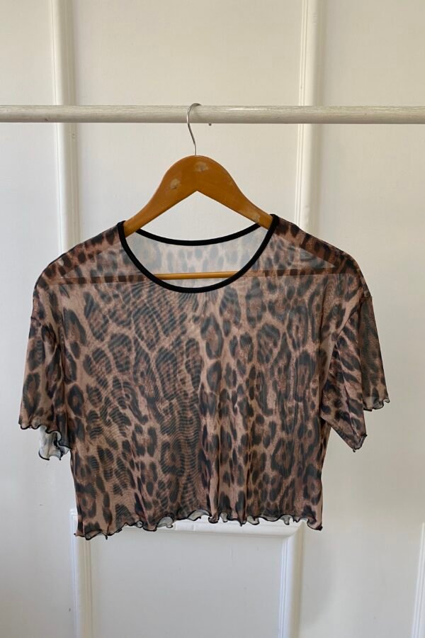 REMERA OVERSIZE TUL ANIMAL PRINT