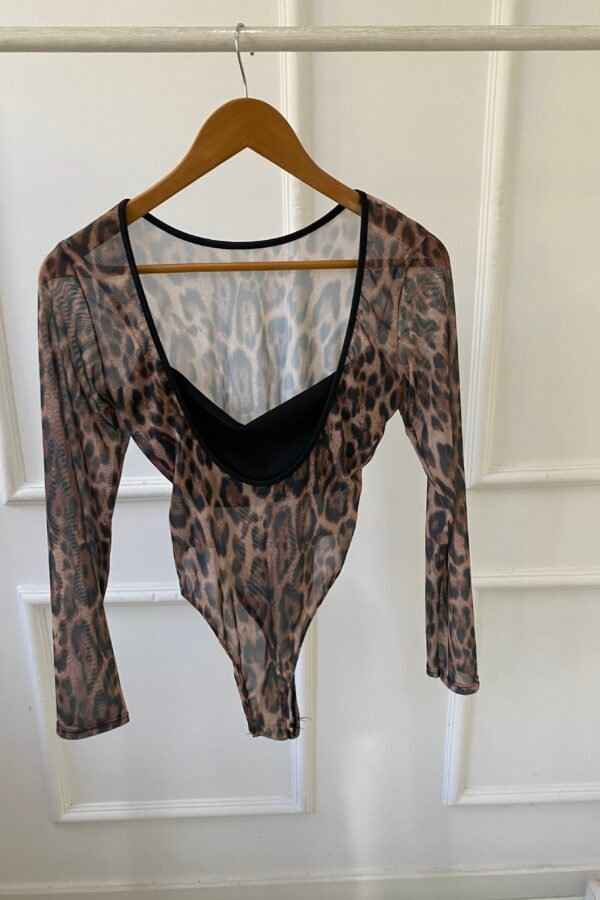 BODY NICOLE TUL ANIMAL PRINT