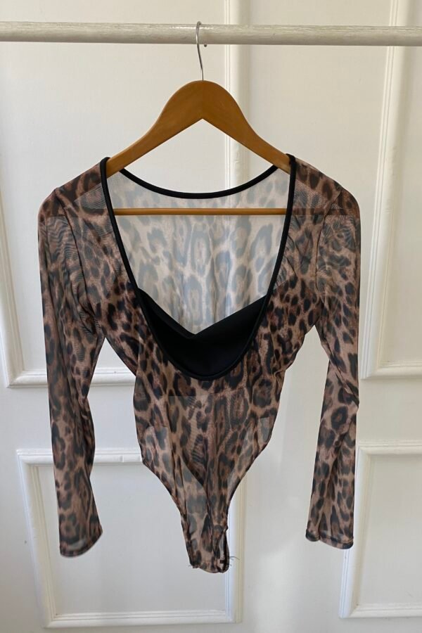 BODY NICOLE TUL ANIMAL PRINT