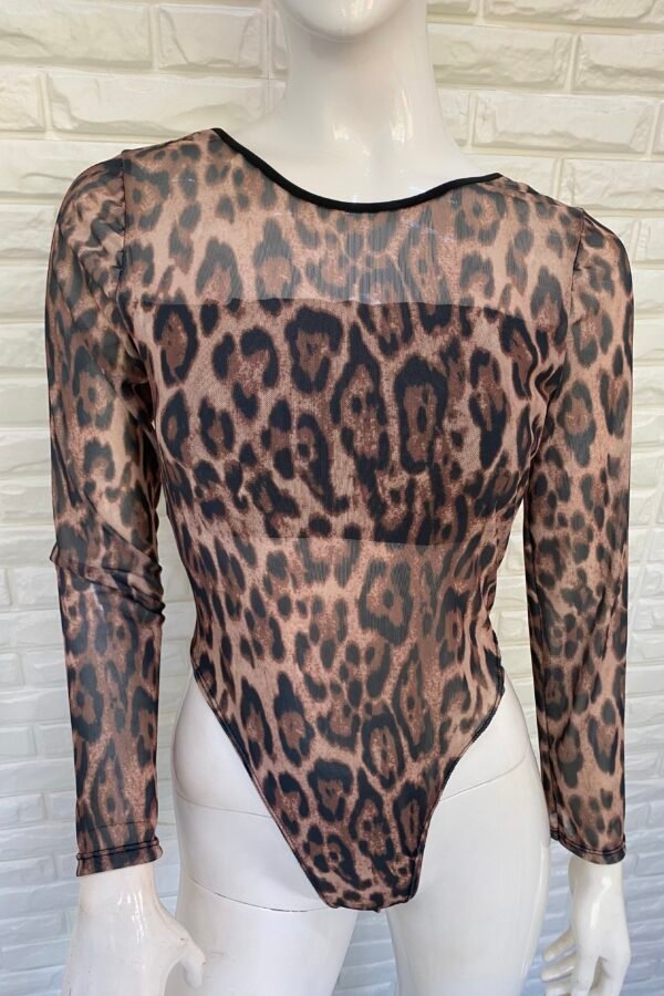 BODY NICOLE TUL ANIMAL PRINT