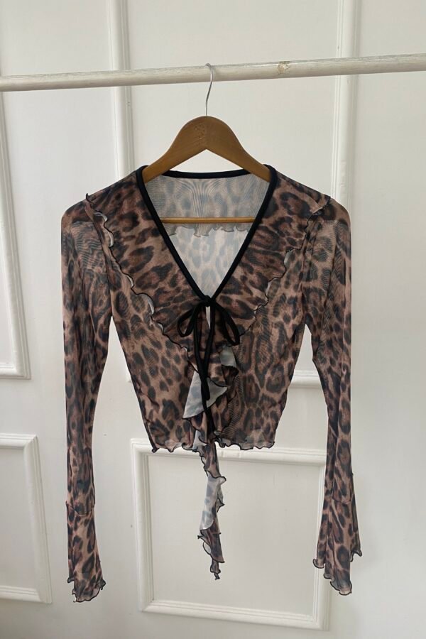SAQUITO PAMPITA TUL ANIMAL PRINT