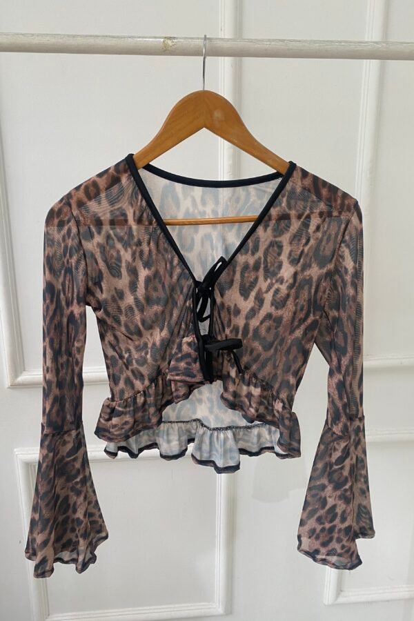 SAQUITO VIVIANA TUL ANIMAL PRINT