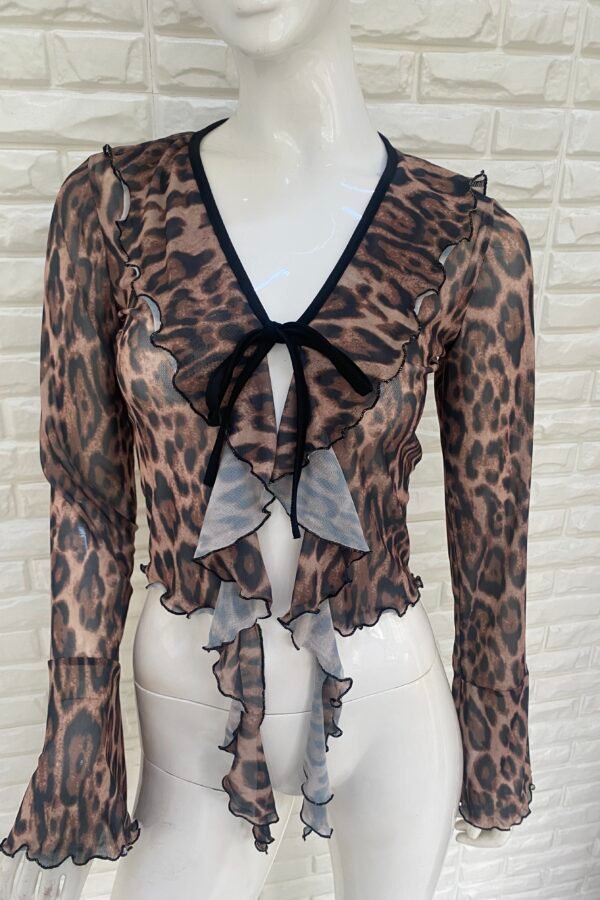 SAQUITO PAMPITA TUL ANIMAL PRINT