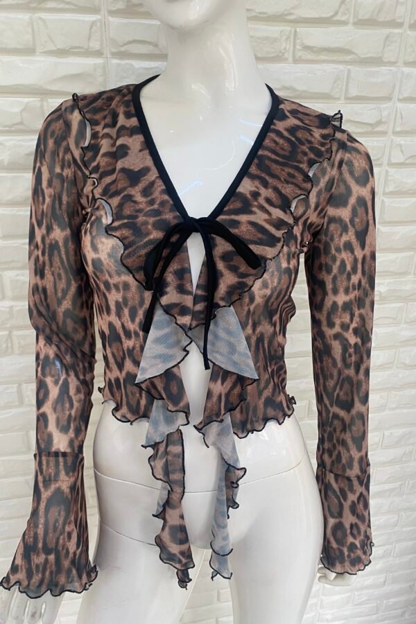 SAQUITO PAMPITA TUL ANIMAL PRINT