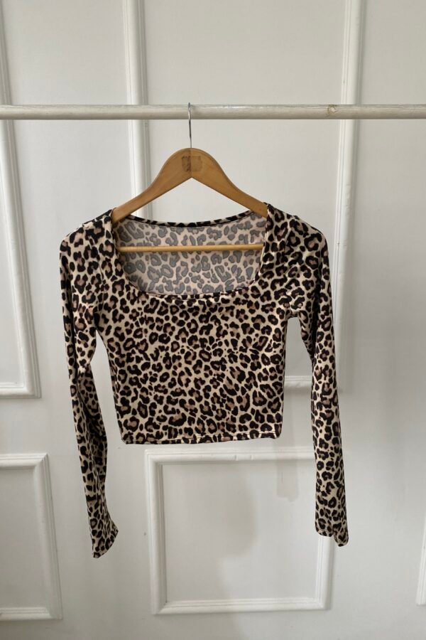 MANGA LARGA SHEILA LYCRA ANIMAL PRINT