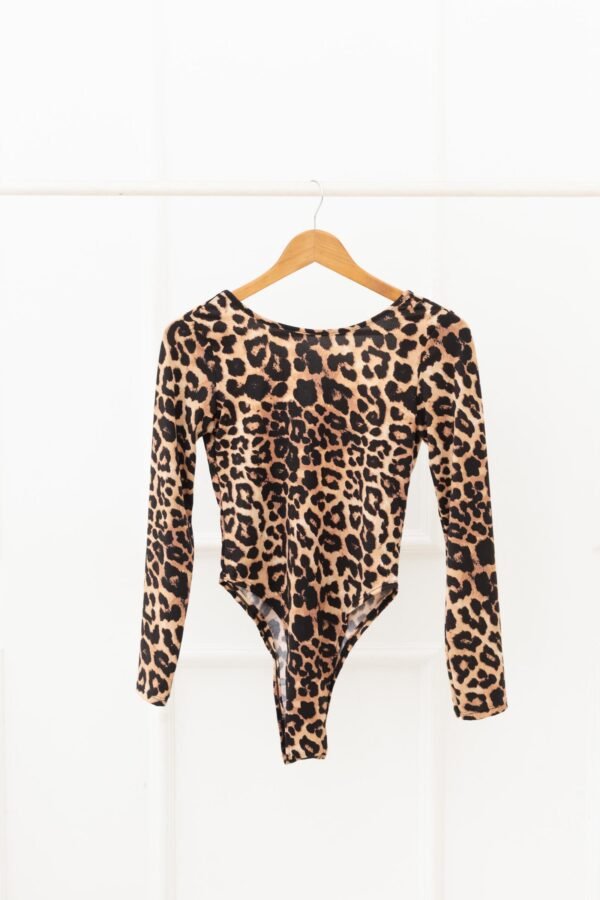 BODY IARA LYCRA ANIMAL PRINT
