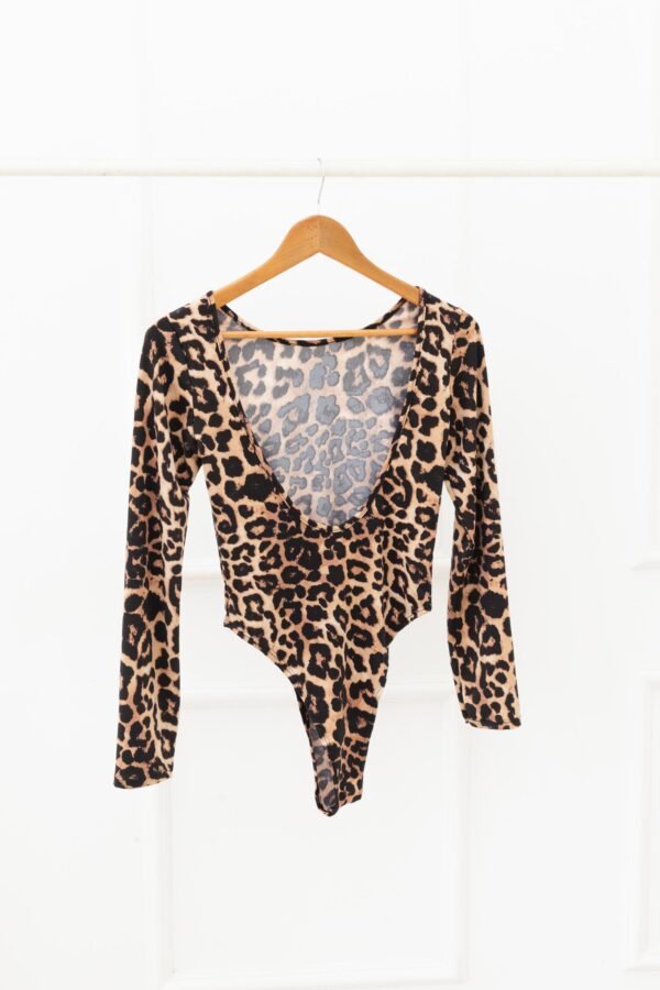 BODY IARA LYCRA ANIMAL PRINT