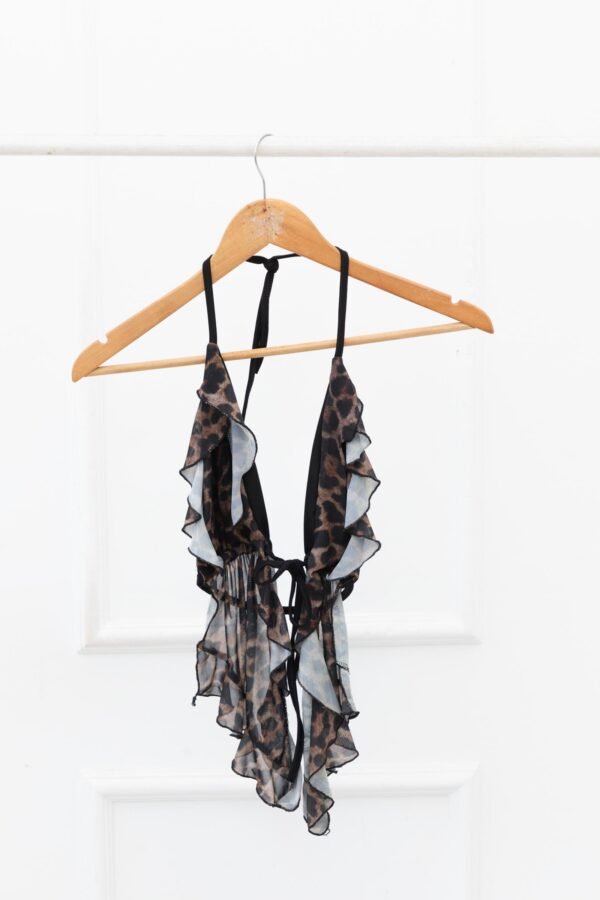 TOP NOEMI TUL ANIMAL PRINT