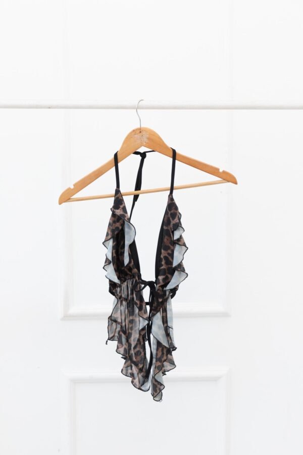 TOP NOEMI TUL ANIMAL PRINT