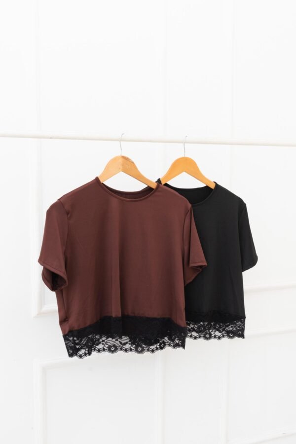 REMERA OVERSIZE LYCRA PUNTILLA