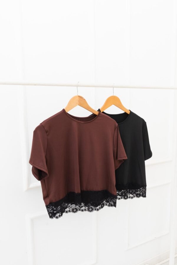 REMERA OVERSIZE LYCRA PUNTILLA