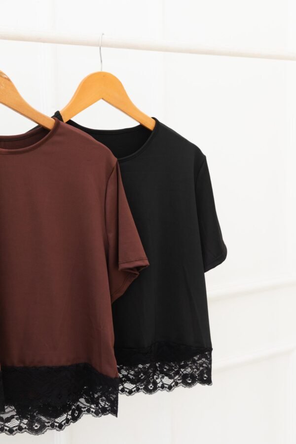 REMERA OVERSIZE LYCRA PUNTILLA