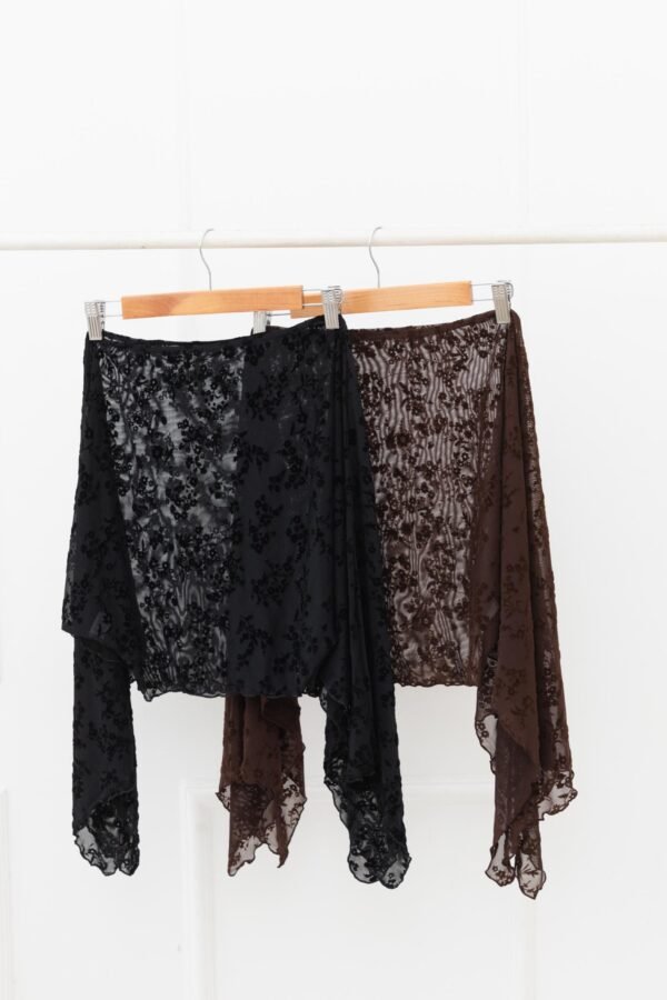 PONCHO TUL MARGARITA VELVET