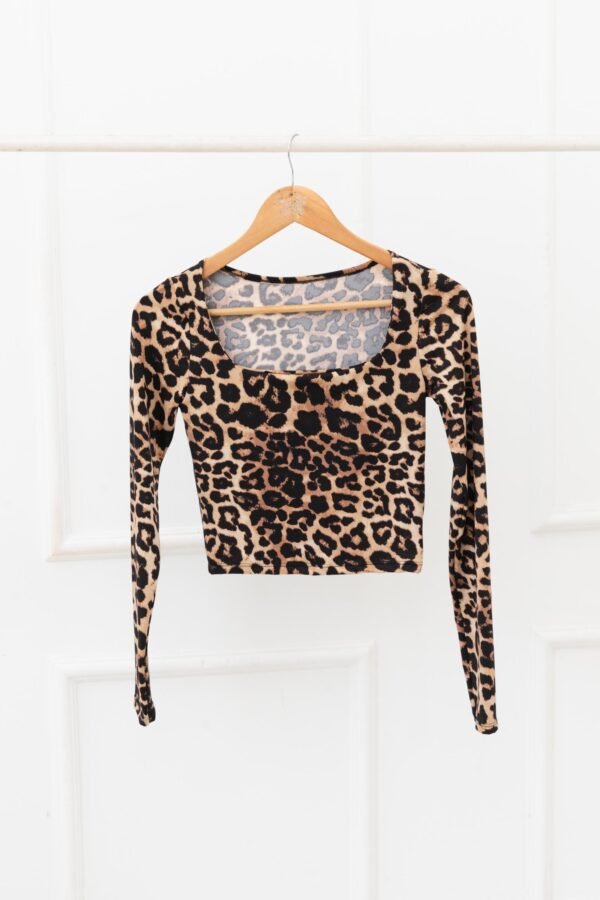 MANGA LARGA SHEILA LYCRA ANIMAL PRINT